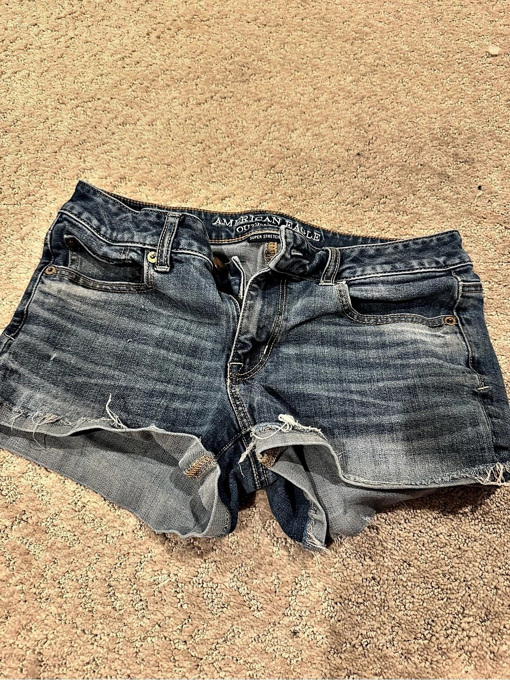 American Eagle Outfitters Denim Jean Shorts in Blue Size 8